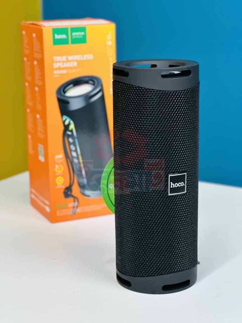 Hoco HC9 Dazzling Pulse Sports Portable Bluetooth Loudspeaker – Black - Image 1