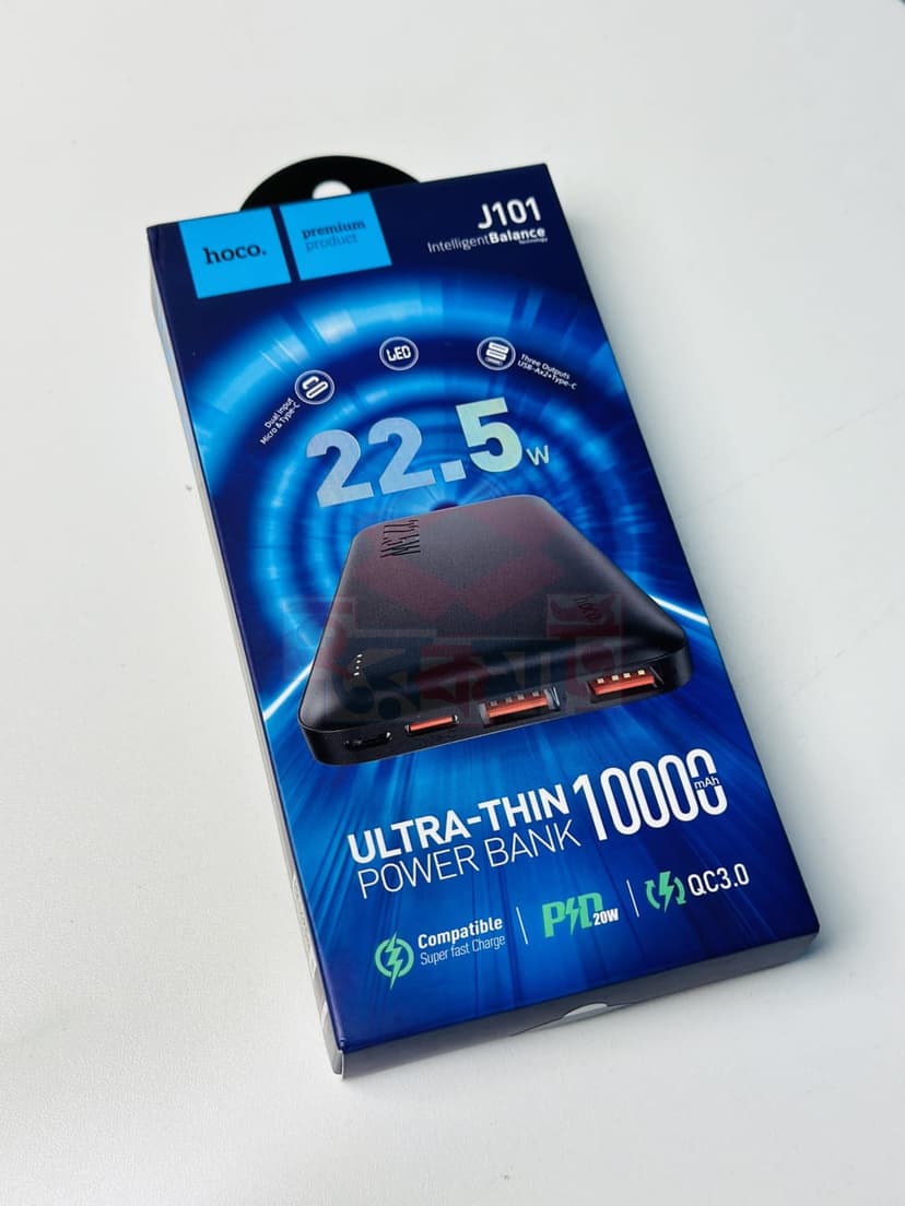 HOCO J101 10,000mAh 22.5W Fast Charging Power Bank - Image 2