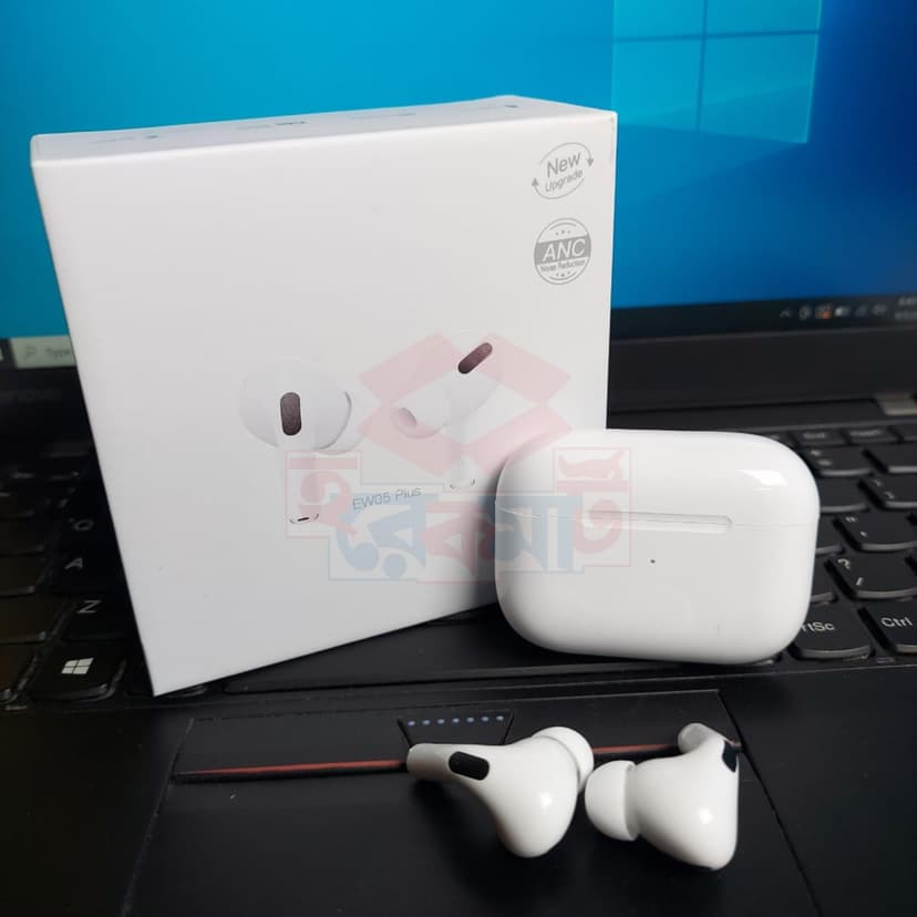 HOCO EQ10 Plus ANC ENC Noise Reduction Wireless Bluetooth 5.4 Earbuds with LED Display Charging Case - Image 1
