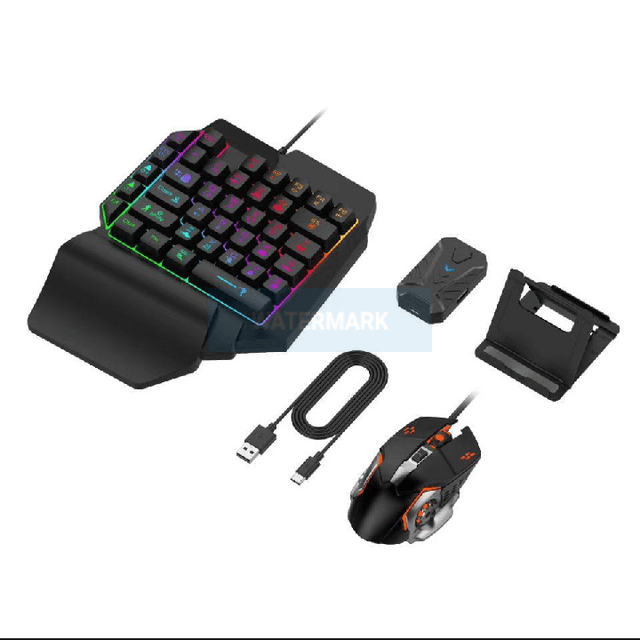 5 in 1 Gaming Keyboard and Mouse Combo-MK500 - Image 1