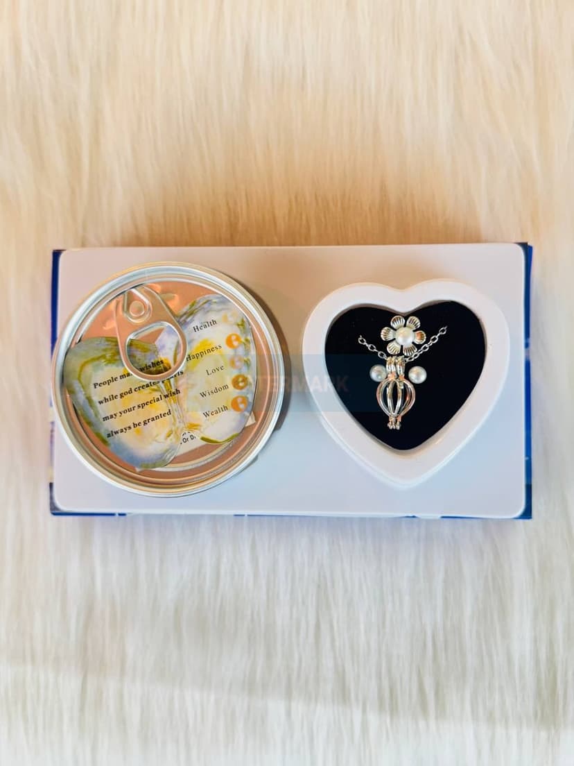 Wish & Love Pearl Necklace Pendent - Image 1