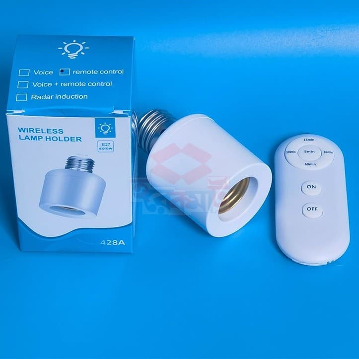E27 screw Wireless Bulb Lamp Holder - Image 1